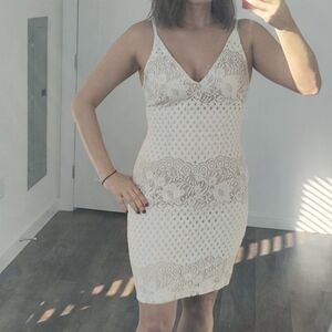 Lace white bridal dress